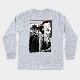 Noir Window Kids Long Sleeve T-Shirt